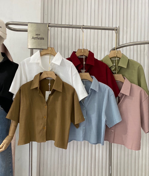 MATINEE Basic Crop Shirts